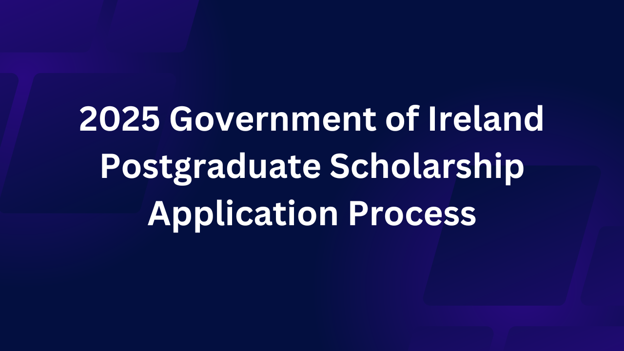 Government of Ireland Postgraduate Scholarship